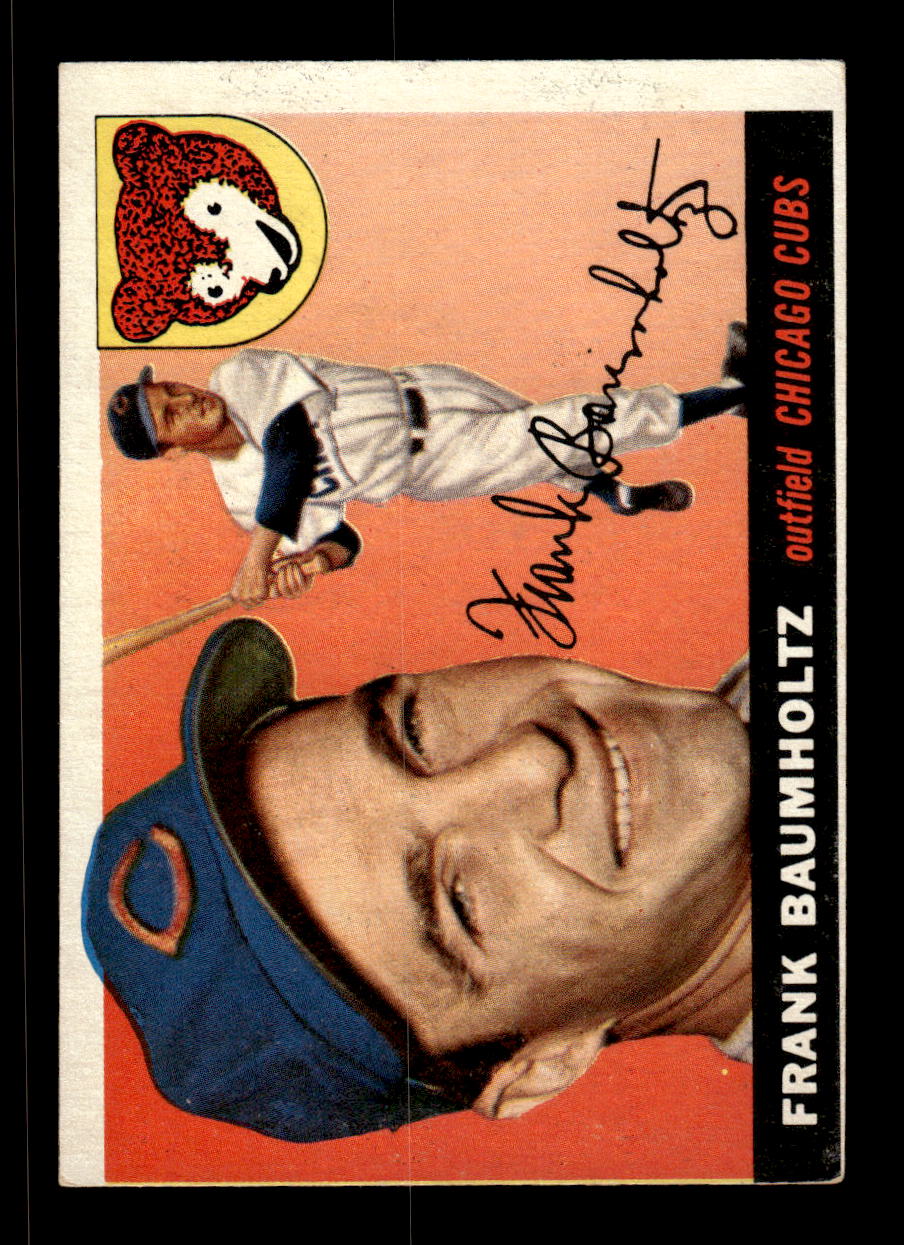 1955 Topps #172 Frank Baumholtz Chicago Cubs VG CS26017982