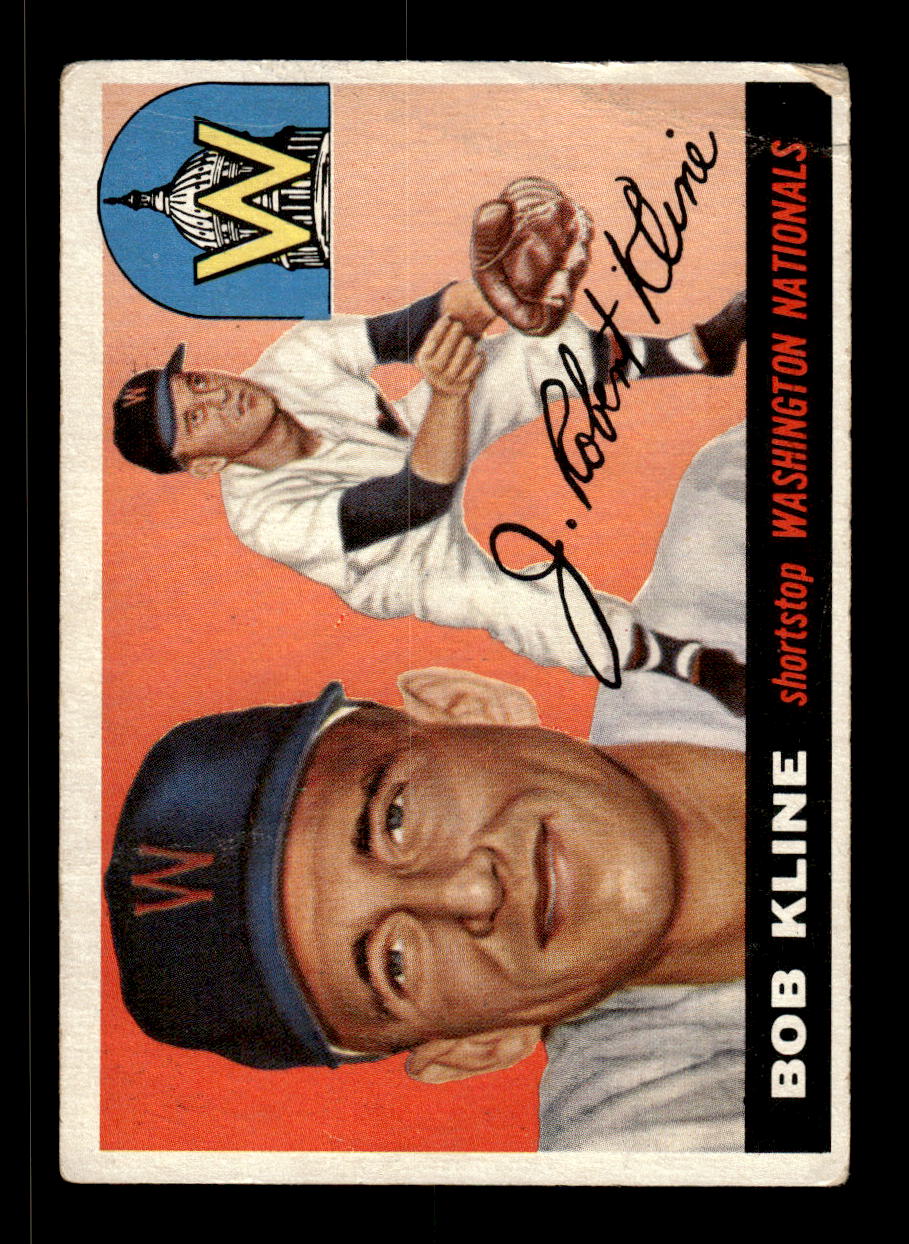 1955 Topps #173 Bob Kline Washington Senators VG CS26017983