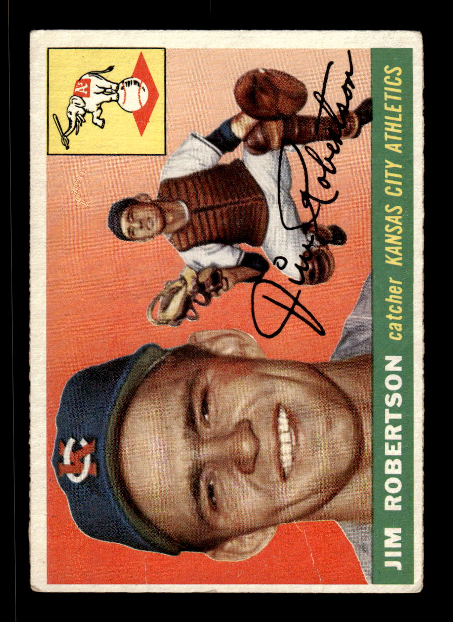 1955 Topps #177 Jim Robertson Kansas City Athletics VG CS26017985