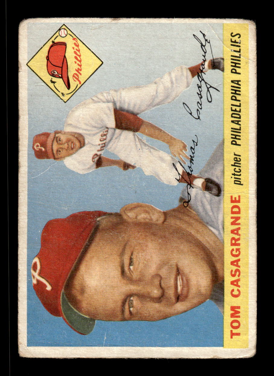 1955 Topps #167 Tom Casagrande Philadelphia Phillies VG CS26017990