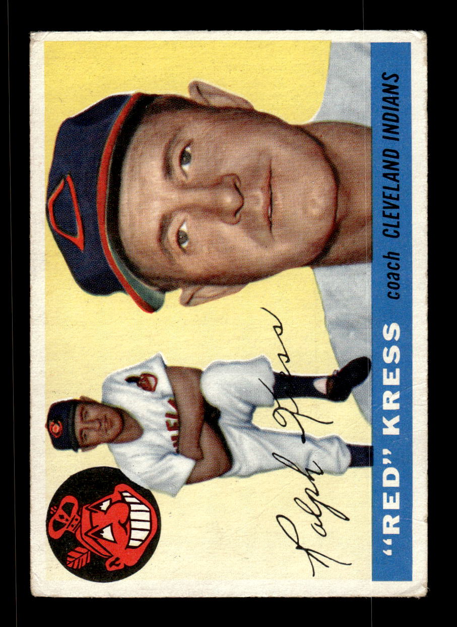 1955 Topps #151 Red Kress Cleveland Indians VG CS26017996