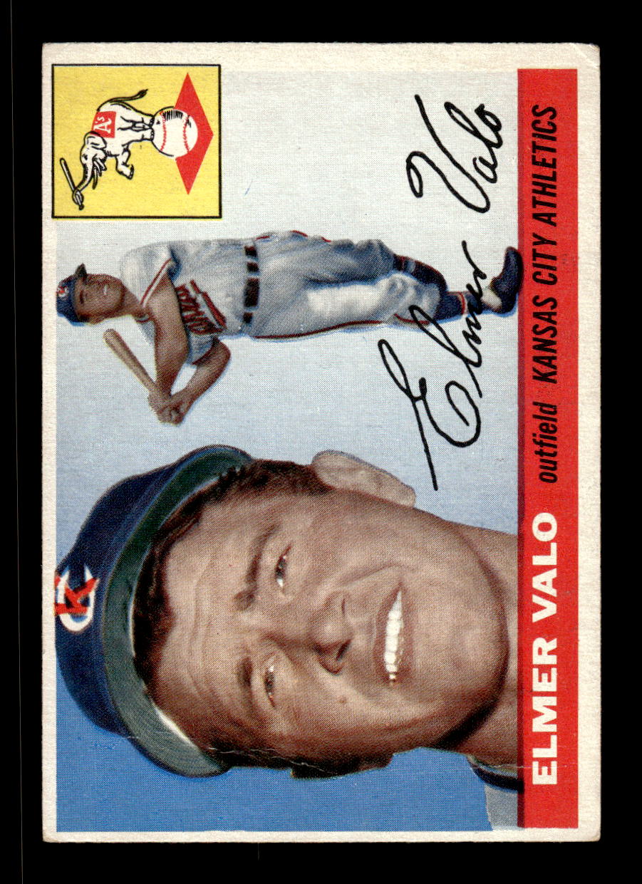 1955 Topps #145 Elmer Valo Kansas City Athletics VG CS26018001