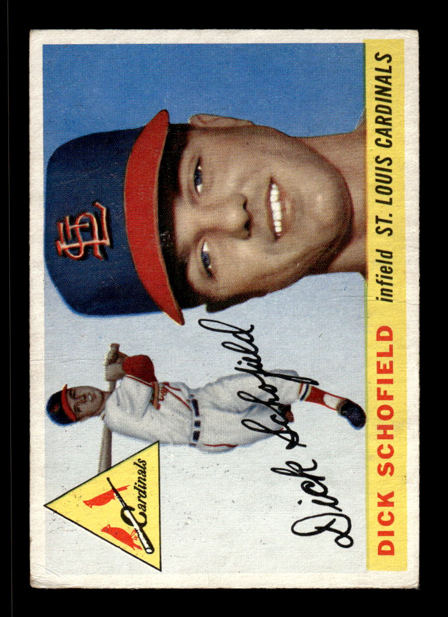 1955 Topps #143 Dick Schofield St. Louis Cardinals VG CS26018003