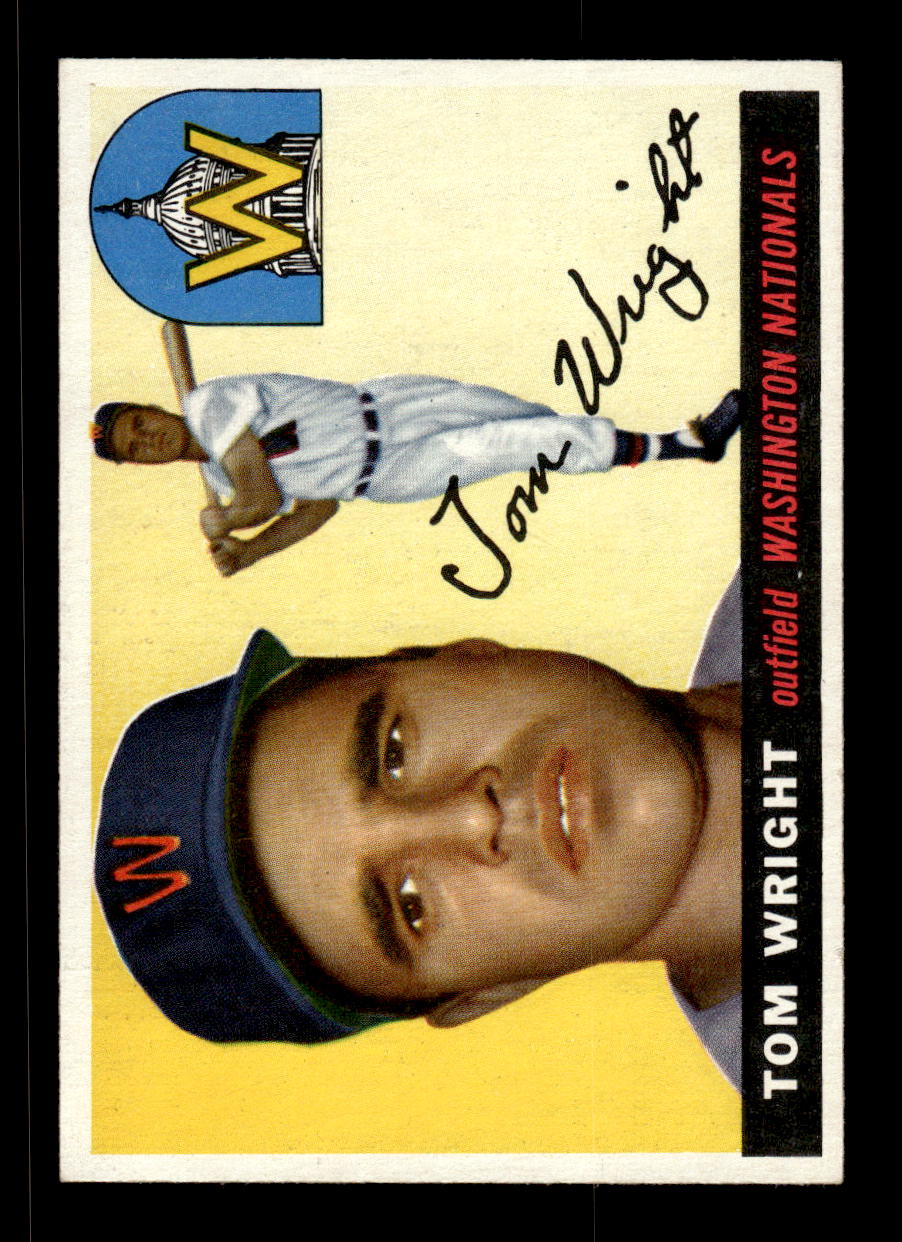 1955 Topps #141 Tom Wright Washington Senators VG CS26018009