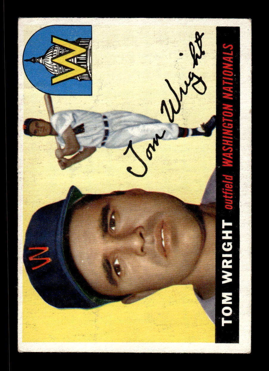 1955 Topps #141 Tom Wright Washington Senators VG CS26018011