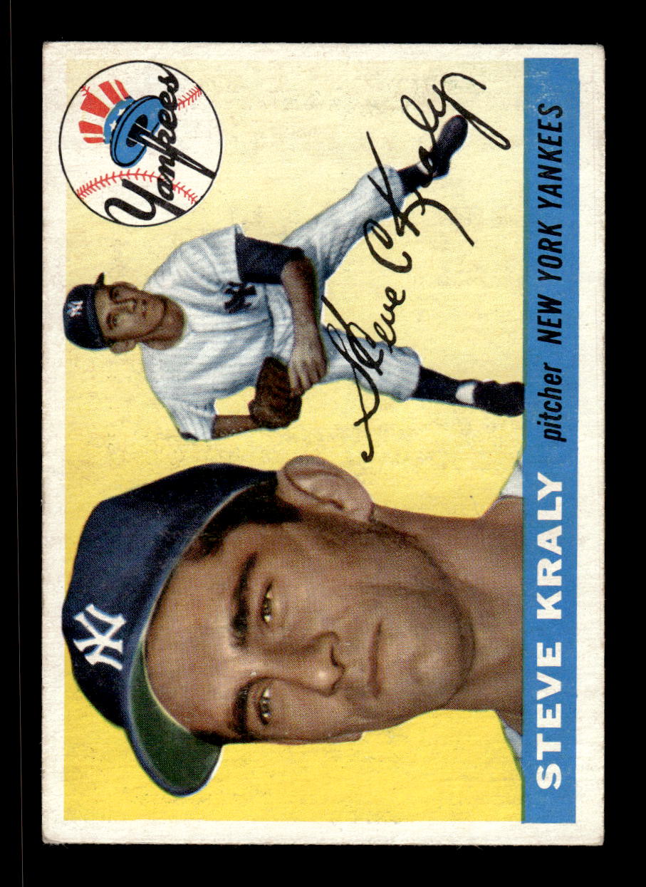 1955 Topps #139 Steve Kraly New York Yankees VG CS26018013