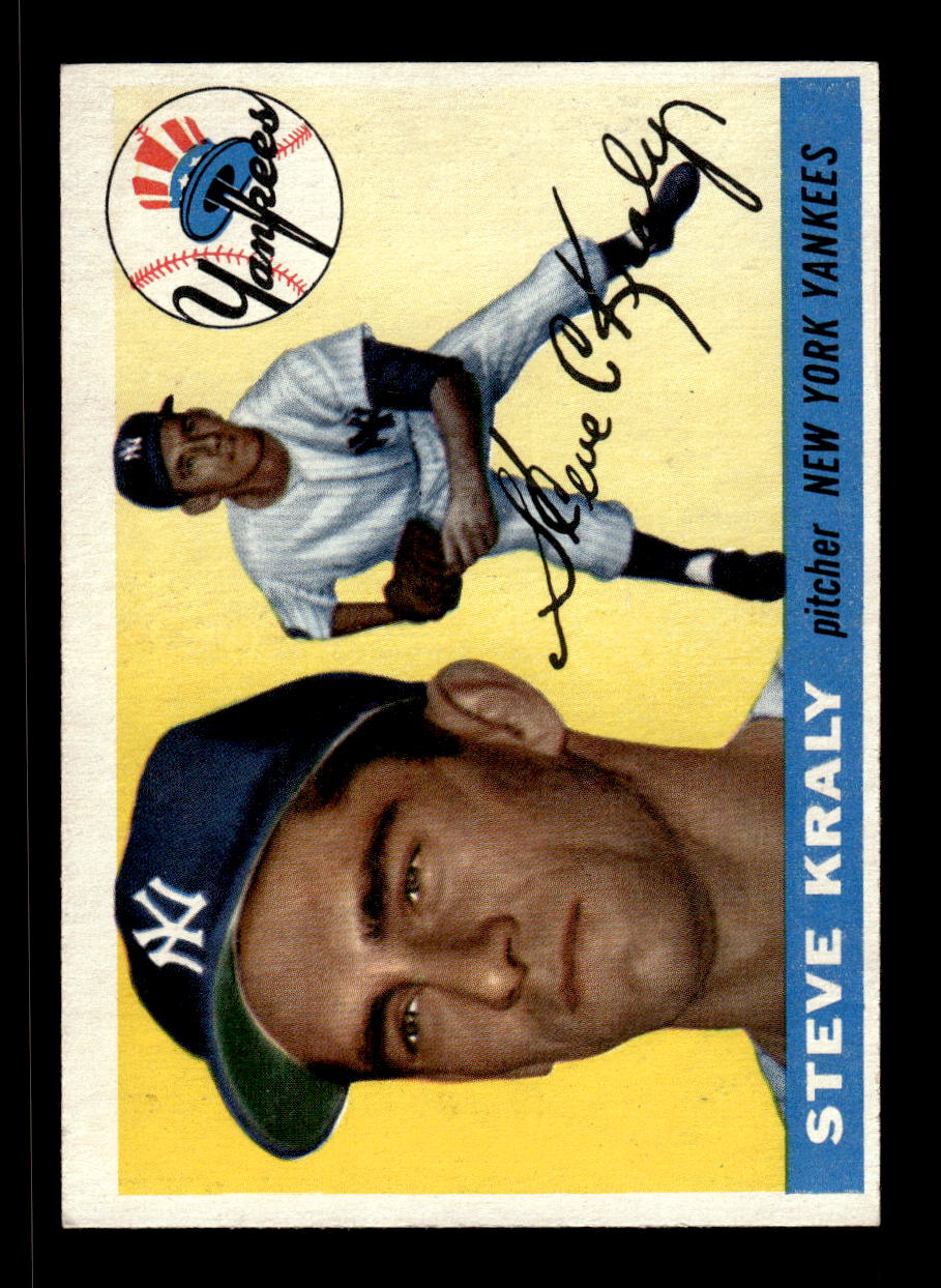 1955 Topps #139 Steve Kraly New York Yankees VG CS26018014