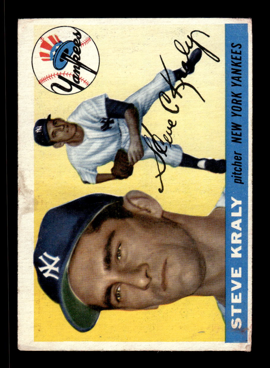 1955 Topps #139 Steve Kraly New York Yankees VG CS26018015