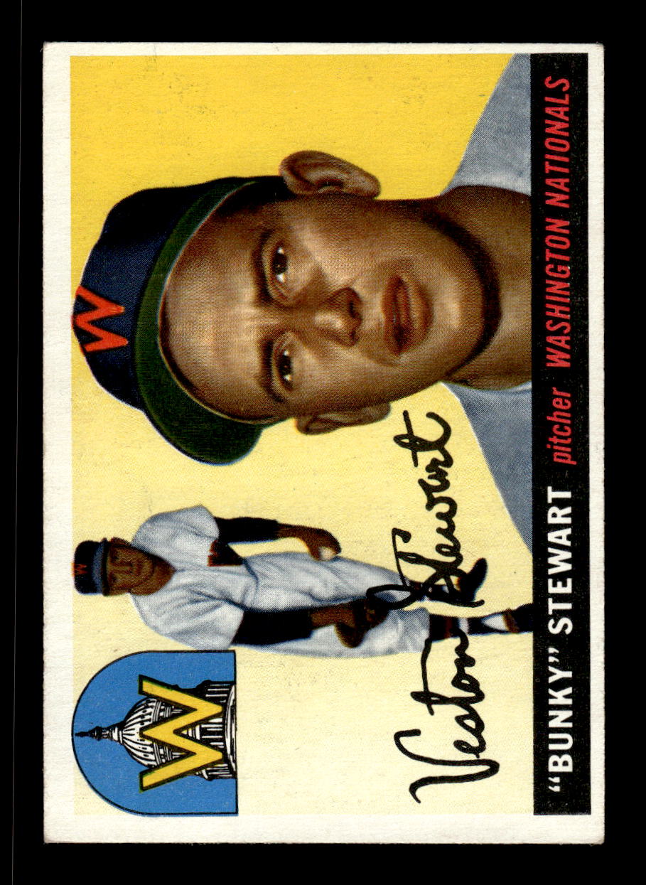 1955 Topps #136 Bunky Stewart Washington Senators VG CS26018020