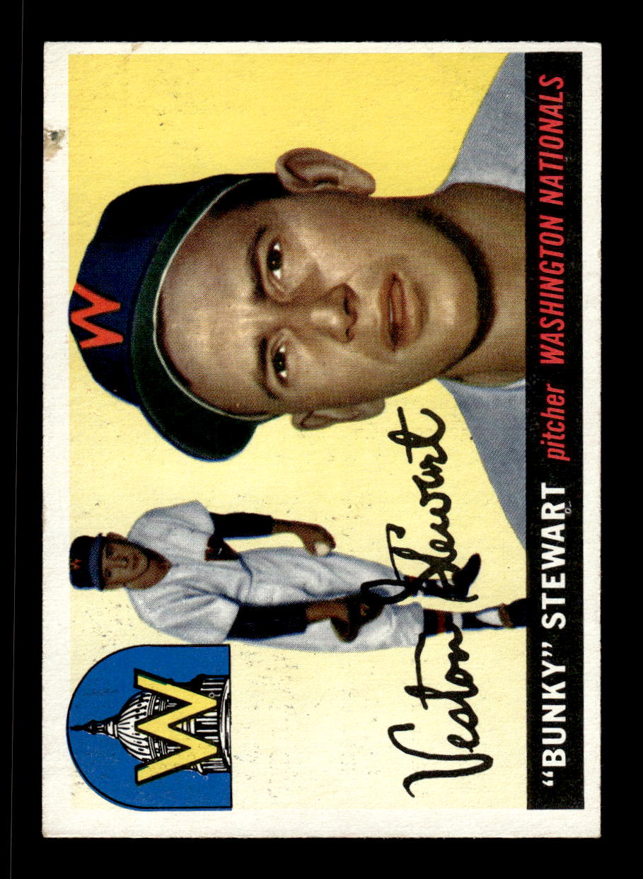 1955 Topps #136 Bunky Stewart Washington Senators VG CS26018022