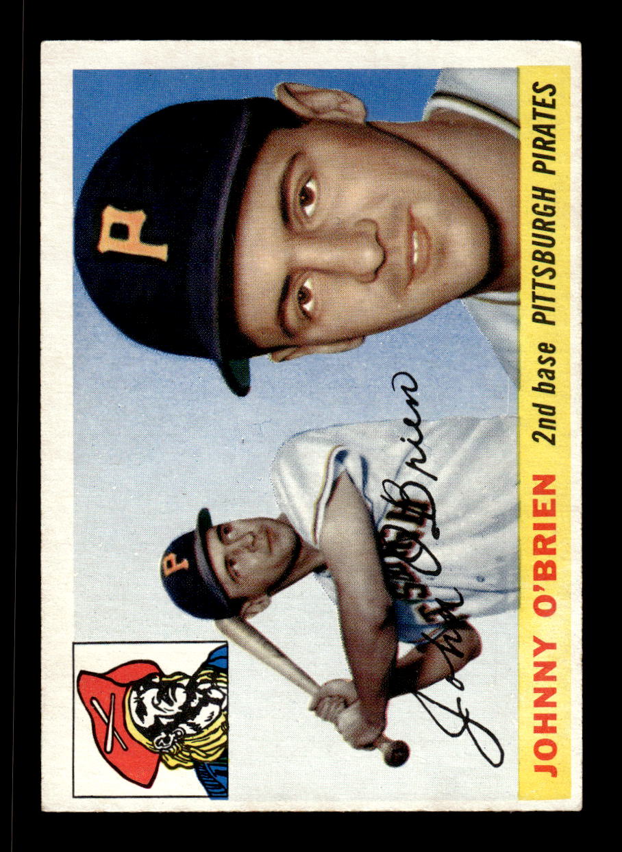 1955 Topps #135 Johnny O'Brien Pittsburgh Pirates VG CS26018024