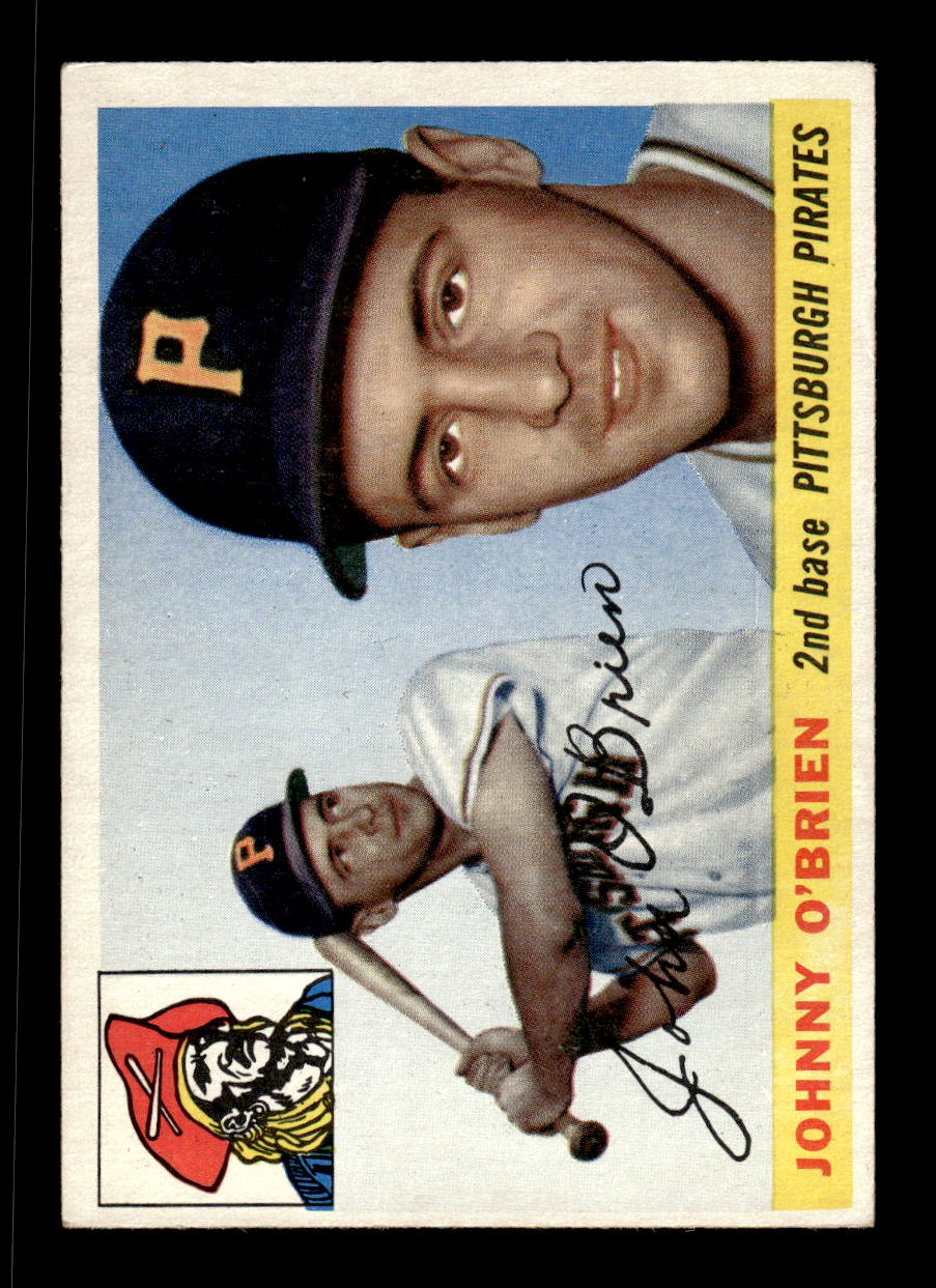 1955 Topps #135 Johnny O'Brien Pittsburgh Pirates VG CS26018025