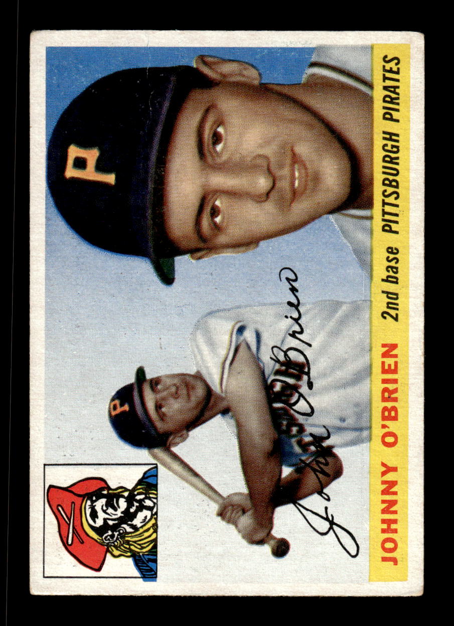 1955 Topps #135 Johnny O'Brien Pittsburgh Pirates VG CS26018026