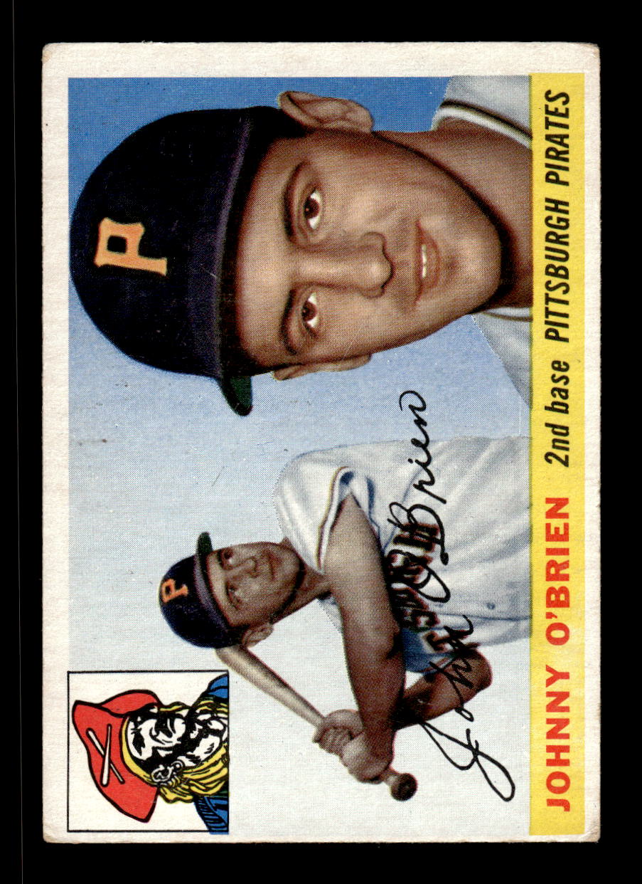 1955 Topps #135 Johnny O'Brien Pittsburgh Pirates VG CS26018027