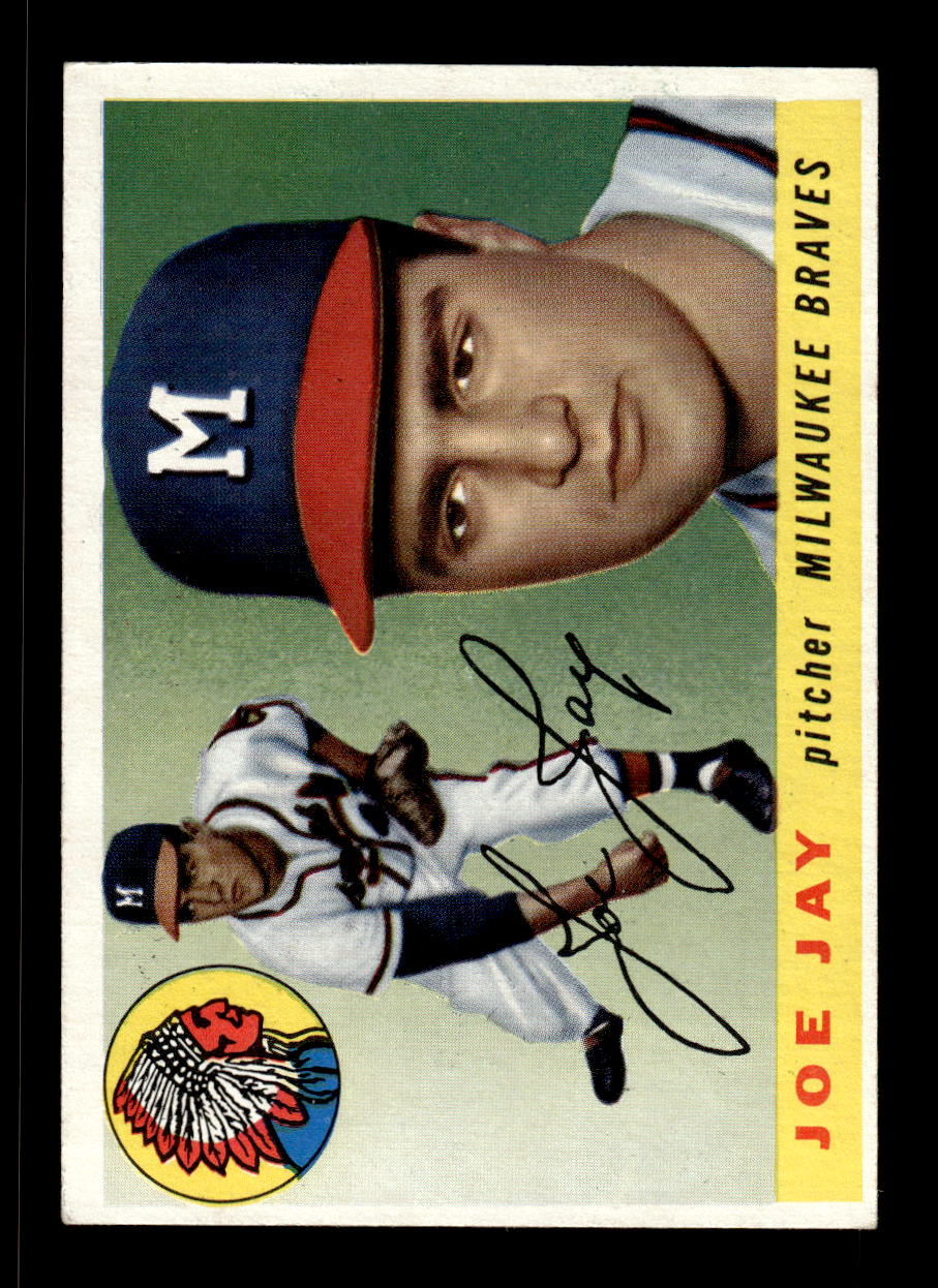1955 Topps #134 Joe Jay Milwaukee Braves VG CS26018029