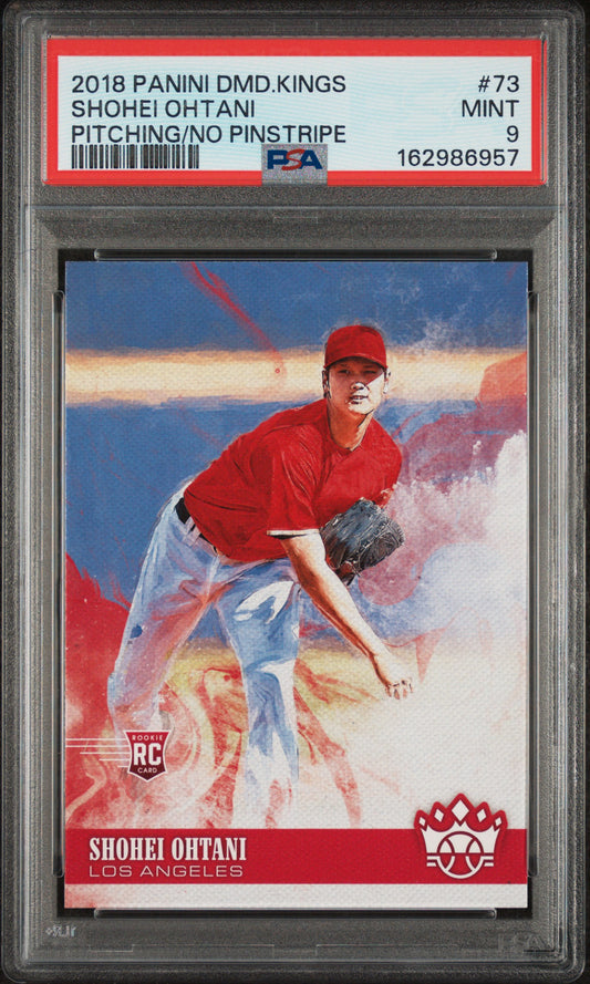 2018 Panini Diamond Kings #73 Shohei Ohtani No Pinstripe PSA 9 SN 162986957