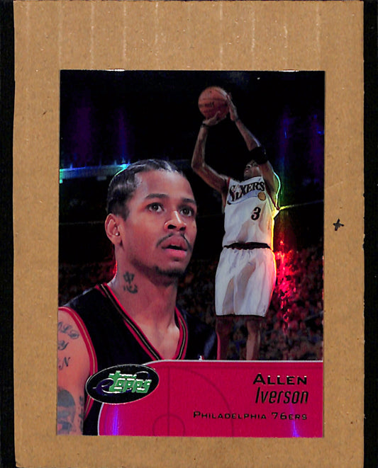 2001-02 eTopps SP #3 Allen Iverson Philadelphia 76ers NMT CS26018494