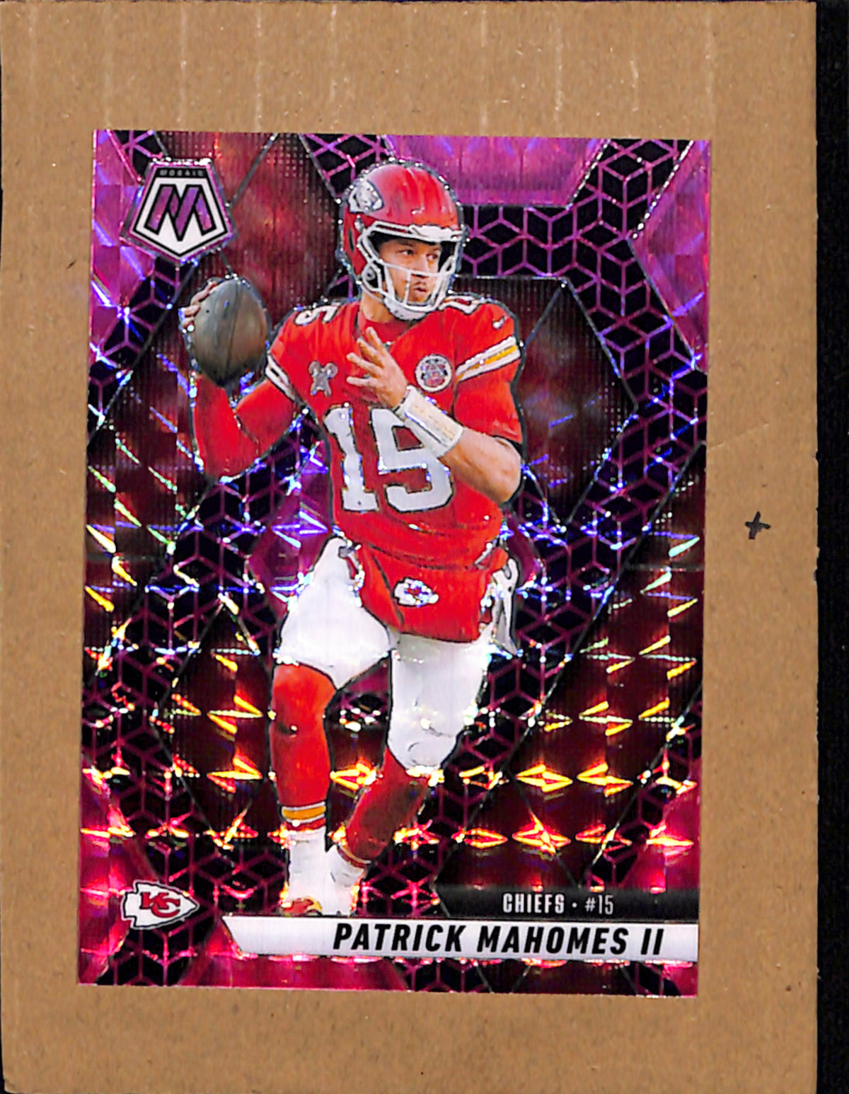 2025 Panini Mosaic Pink Spectras #200 Patrick Mahomes II #ED 3/13 NMT CS26018496