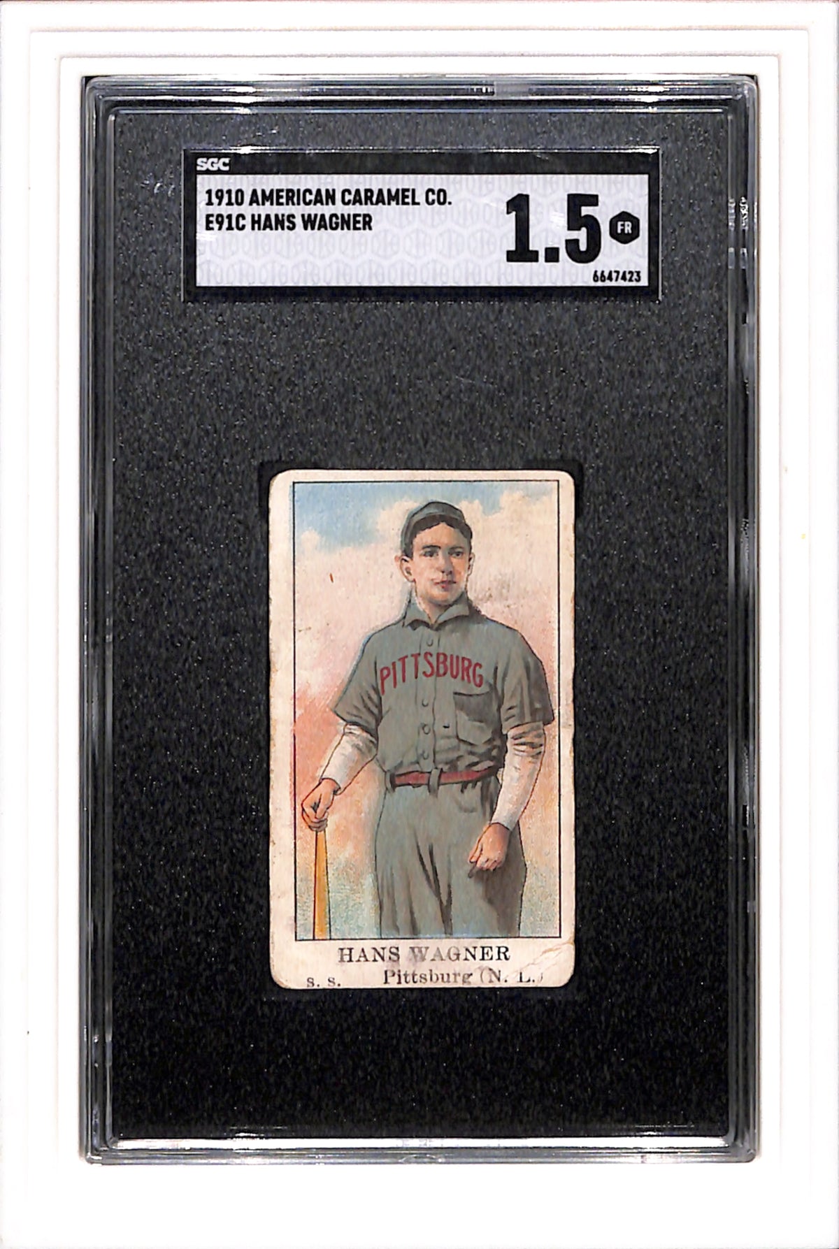 1910 American Caramel Co. (E91C) # Hans Wagner SGC 1.5 SN 6647423