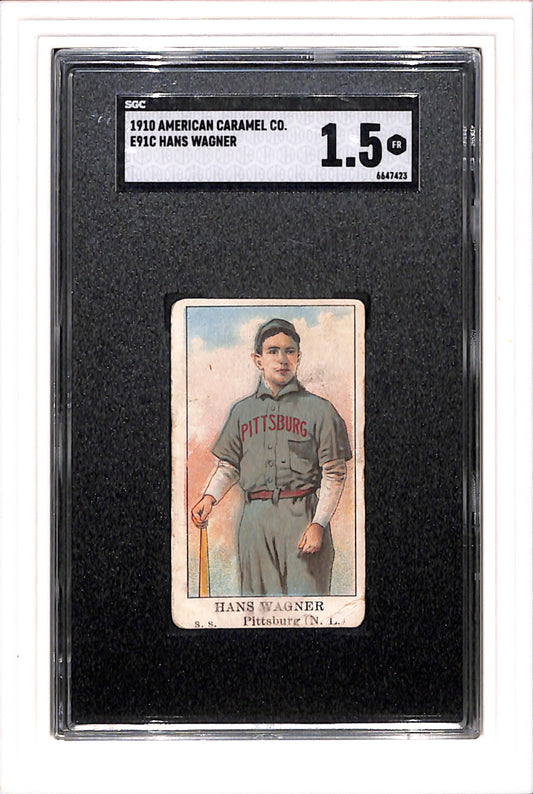 1910 American Caramel Co. (E91C) # Hans Wagner SGC 1.5 SN 6647423