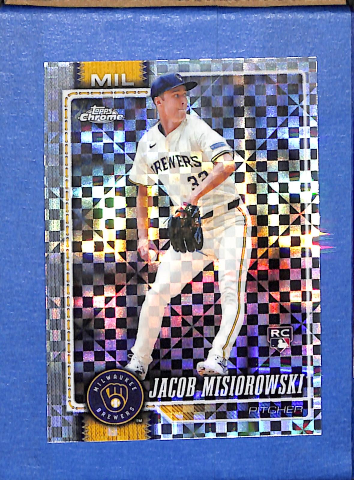 2026 Topps Chrome #196 Jacob Misiorowski Brewers NMT CS26018676