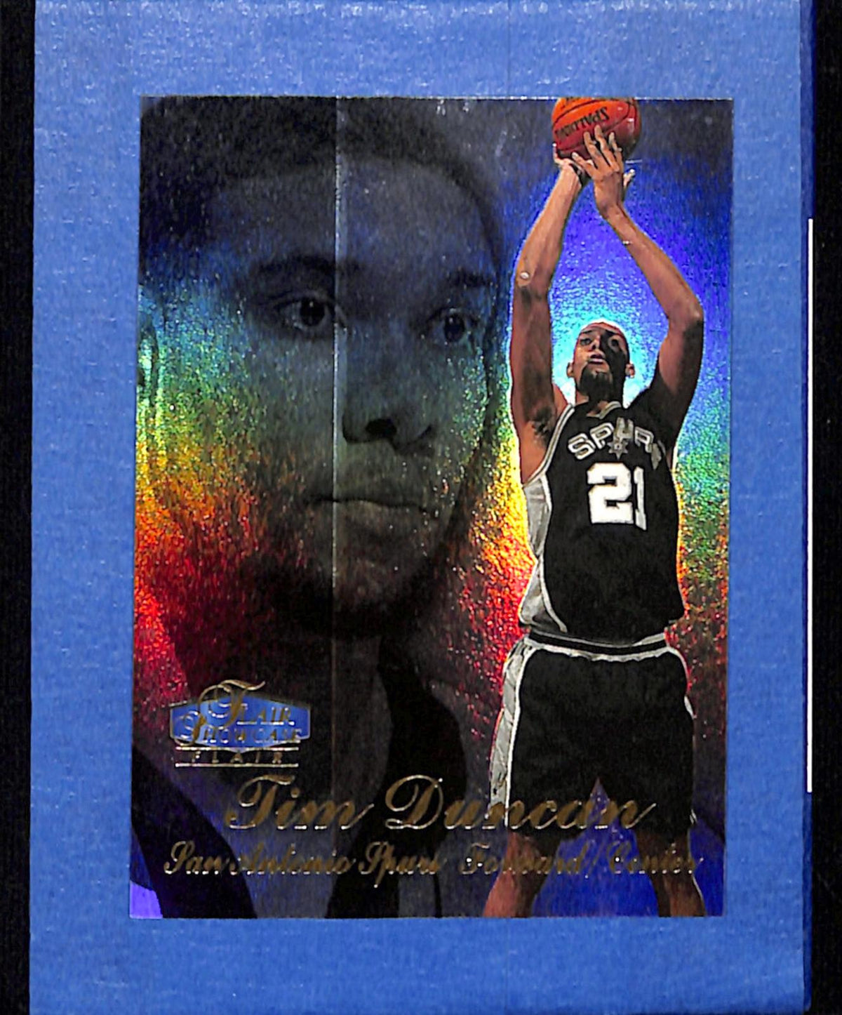 1997-98 Flair Showcase #5 Tim Duncan Spurs NMT CS26018694