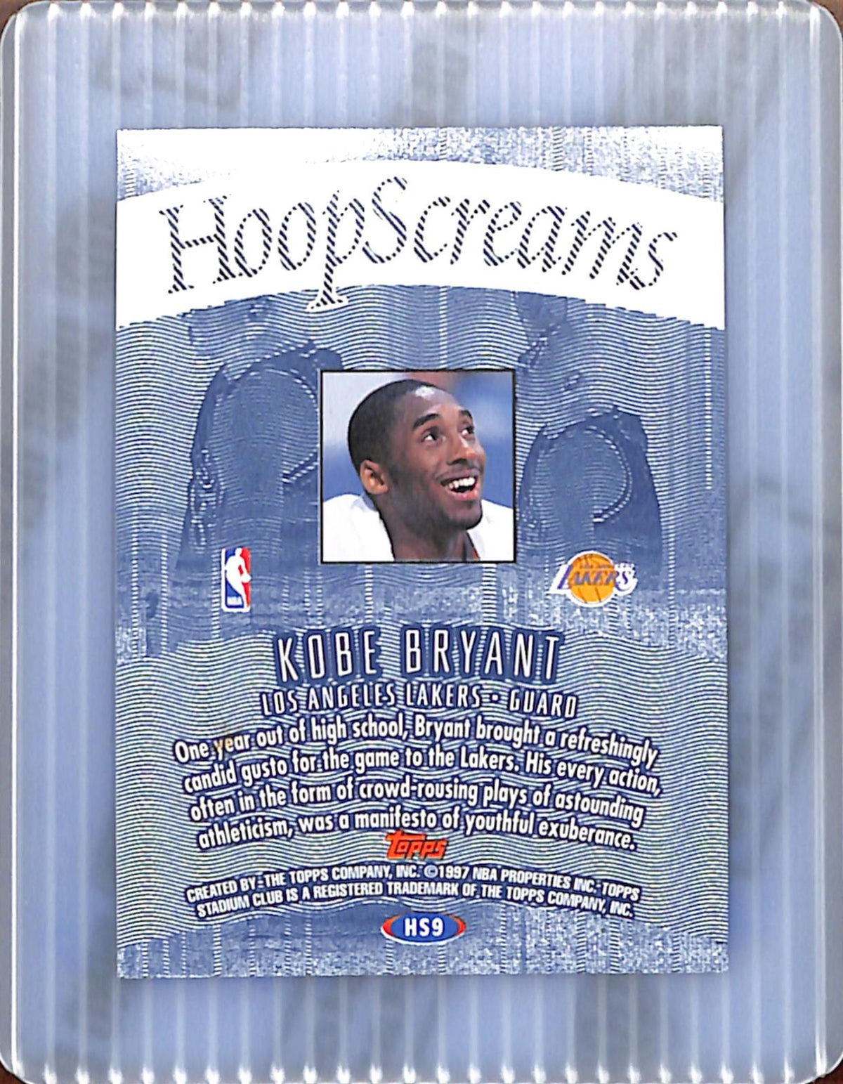 1997-98 Stadium Club #HS9 Kobe Bryant Lakers NMT CS26018700