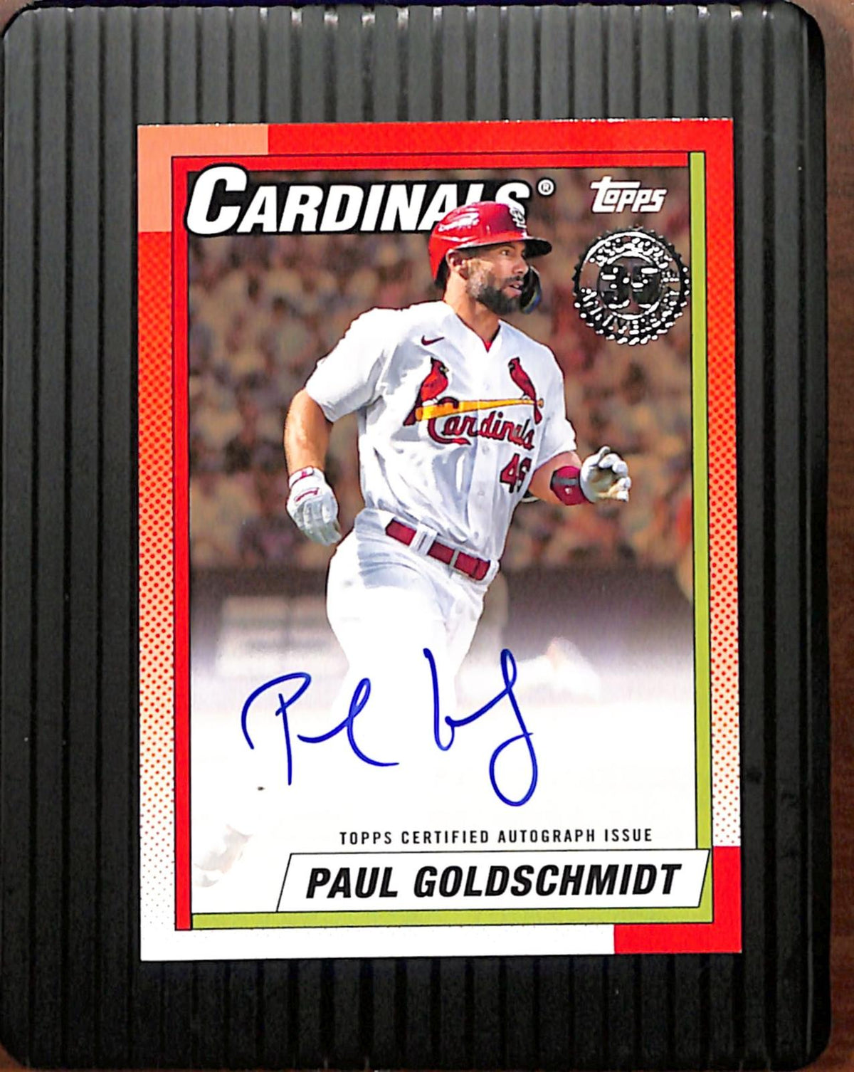2025 Topps #90AU-PG Paul Goldschmidt Auto #ed 32/50 NMT CS26018714
