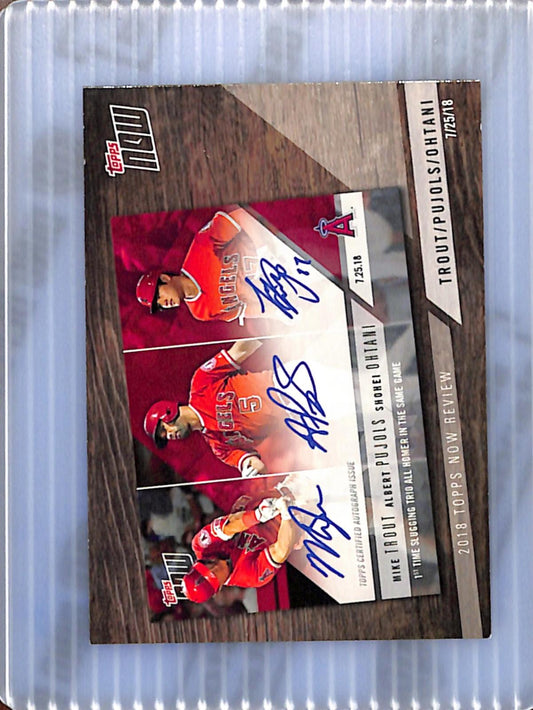 2019 Topps #TN-9 Mike Trout / Albert Pujols / Shohei Ohtani NMT CS26018718