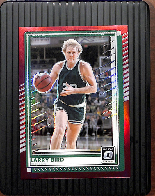2025-26 Panini Donruss Optic Larry Bird #140 Red 24/99 Celtics NMT CS26018721