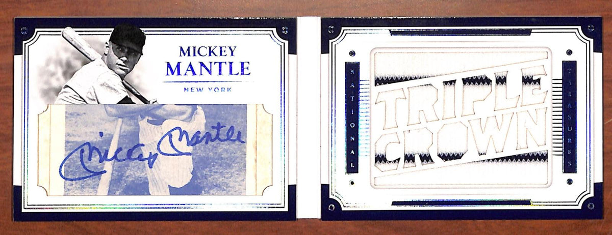 2017 Panini National Treasures #LCBM-MM Mickey Mantle AUTO 5/5 CS26018736
