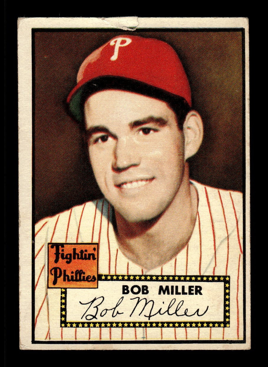 1952 Topps #187 Bob Miller Phillies LOW GRADE CS26018738
