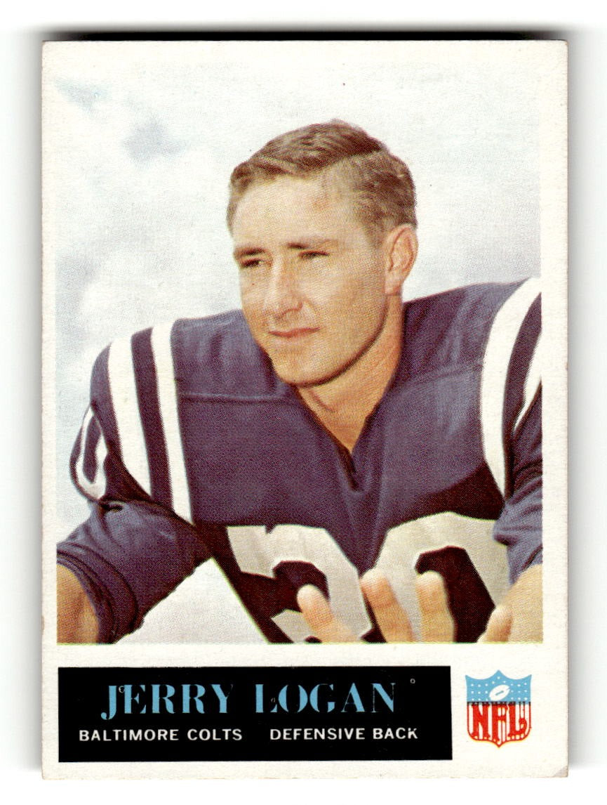 1965 Philadelphia #5 Jerry Logan Colts VGEX CS26018883