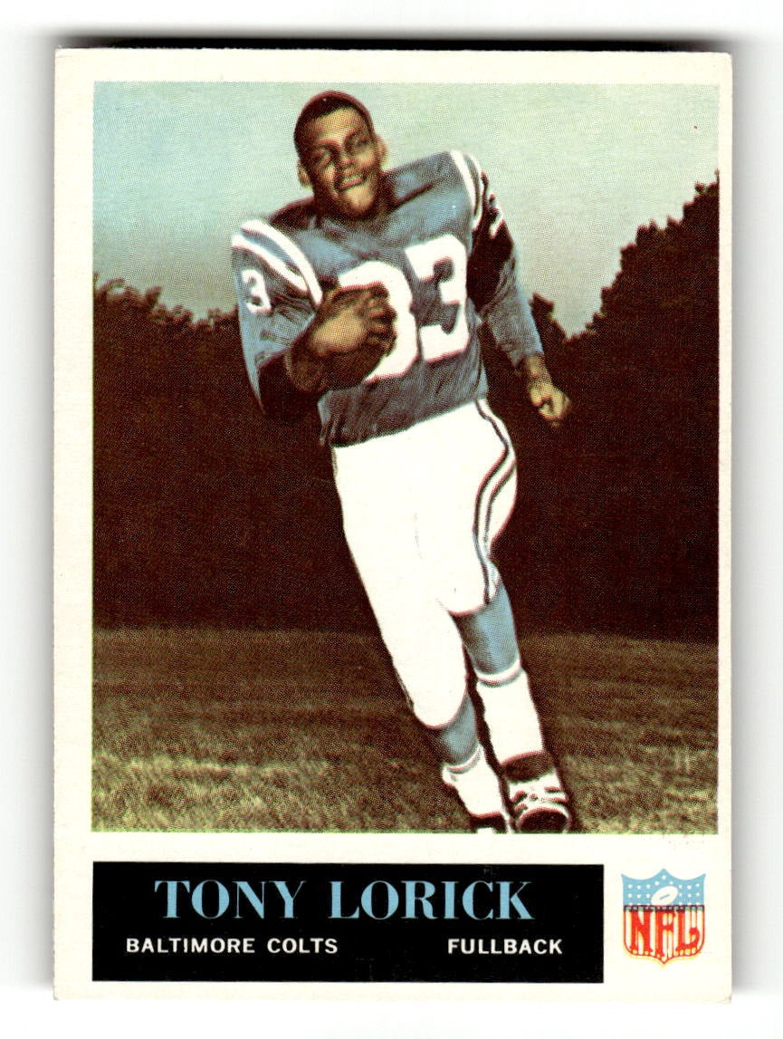 1965 Philadelphia #6 Tony Lorick Colts VGEX CS26018884