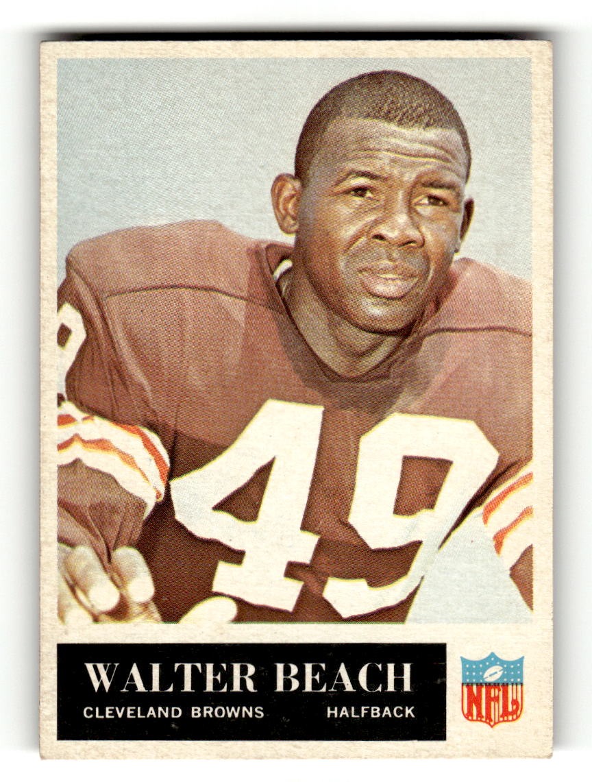 1965 Philadelphia #30 Walter Beach Browns VGEX CS26018887