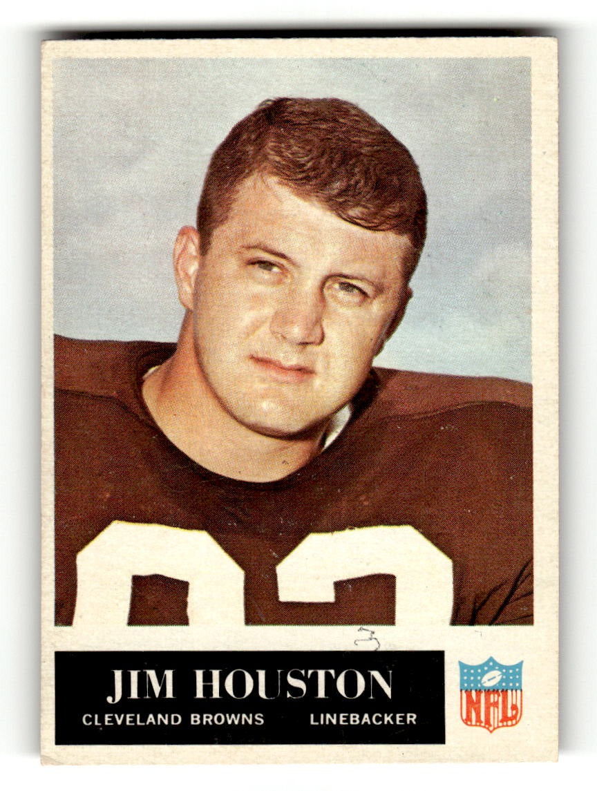 1965 Philadelphia #35 Jim Houston Browns VGEX CS26018889