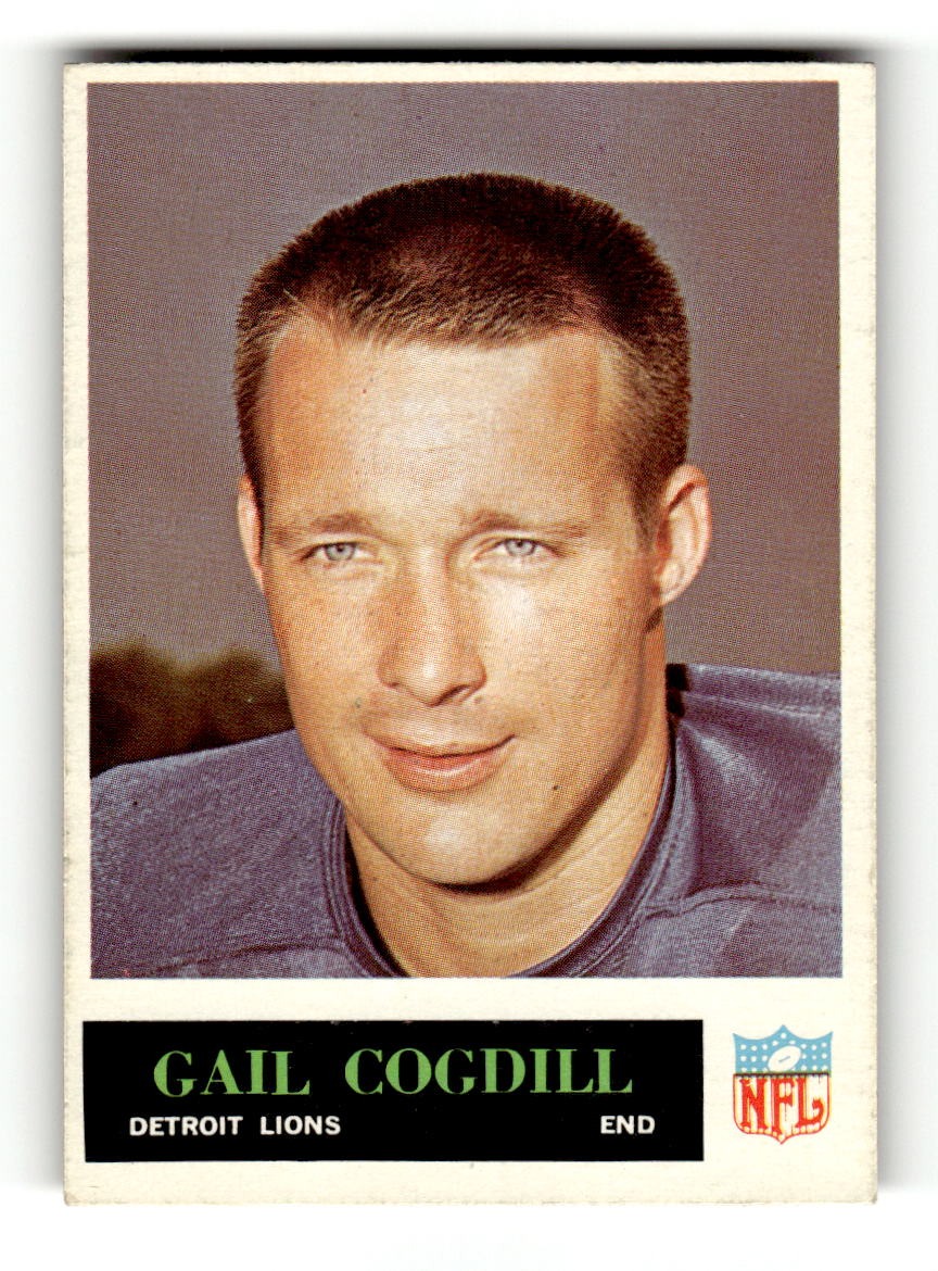 1965 Philadelphia #60 Gail Cogdill Lions VGEX CS26018897
