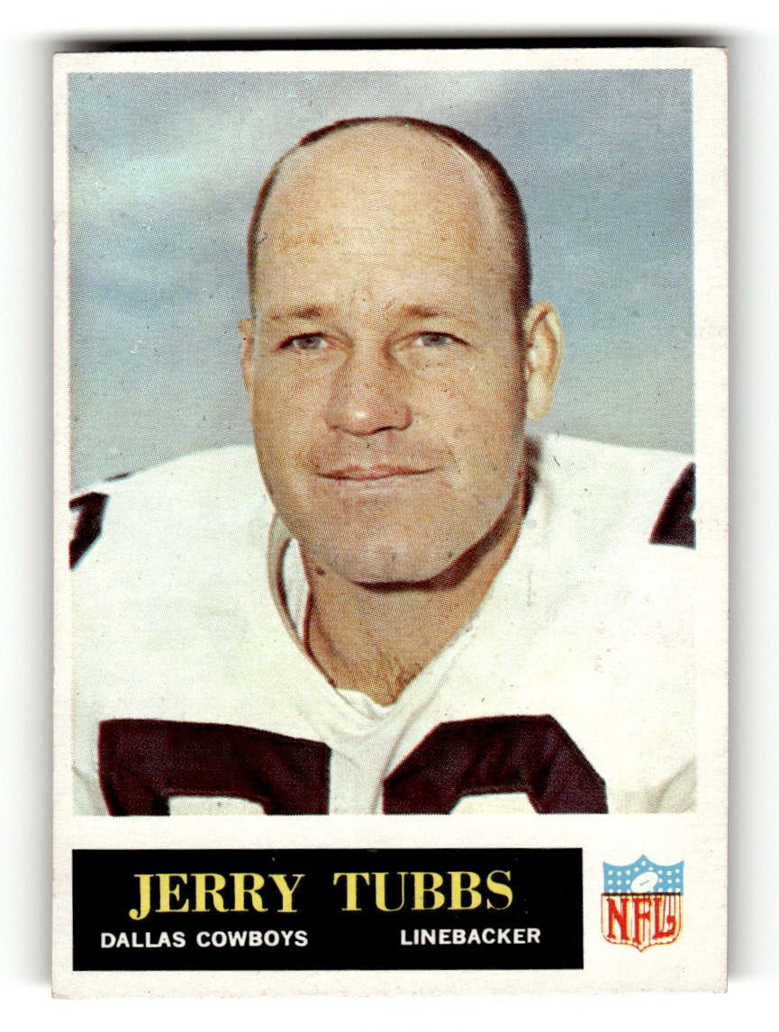 1965 Philadelphia #55 Jerry Tubbs Cowboys VGEX CS26018898