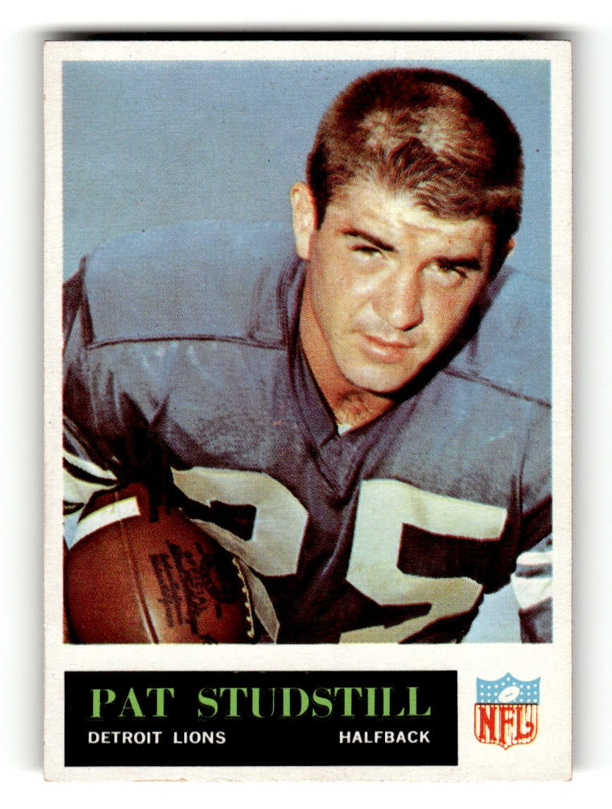 1965 Philadelphia #67 Pat Studstill Lions VGEX CS26018899
