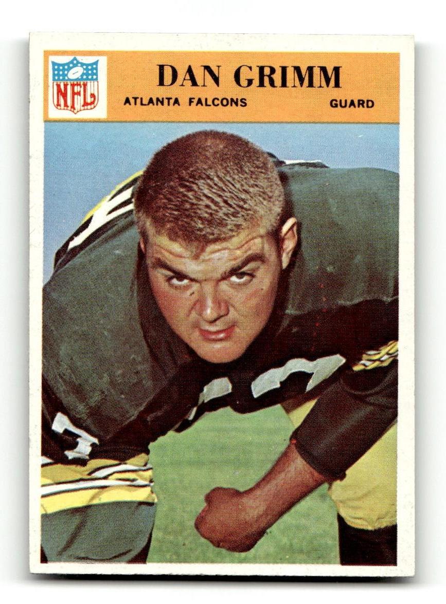 1966 Philadelphia #5 Dan Grimm Falcons VGEX CS26018909