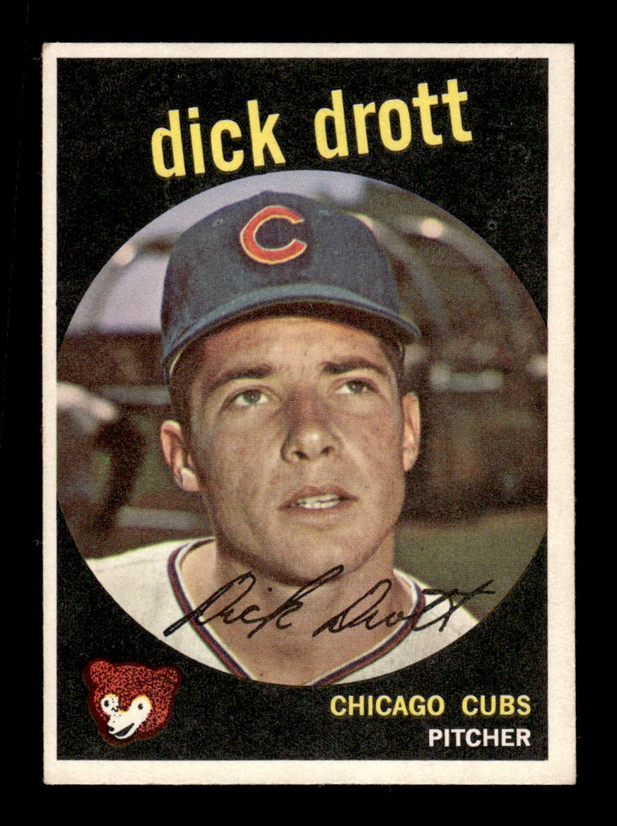 1959 Topps #15 Dick Drott Cubs VGEX CS26018916