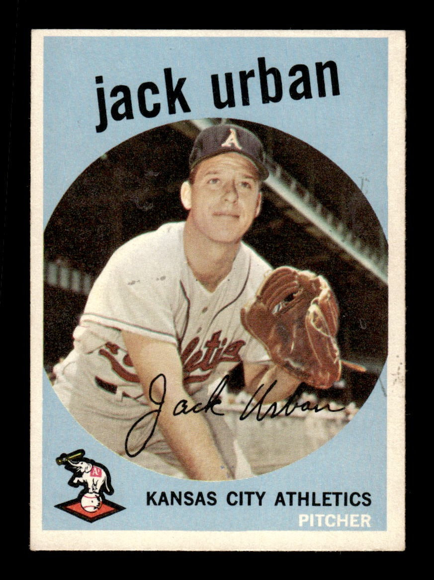 1959 Topps #18 Jack Urban Athletics VGEX CS26018918