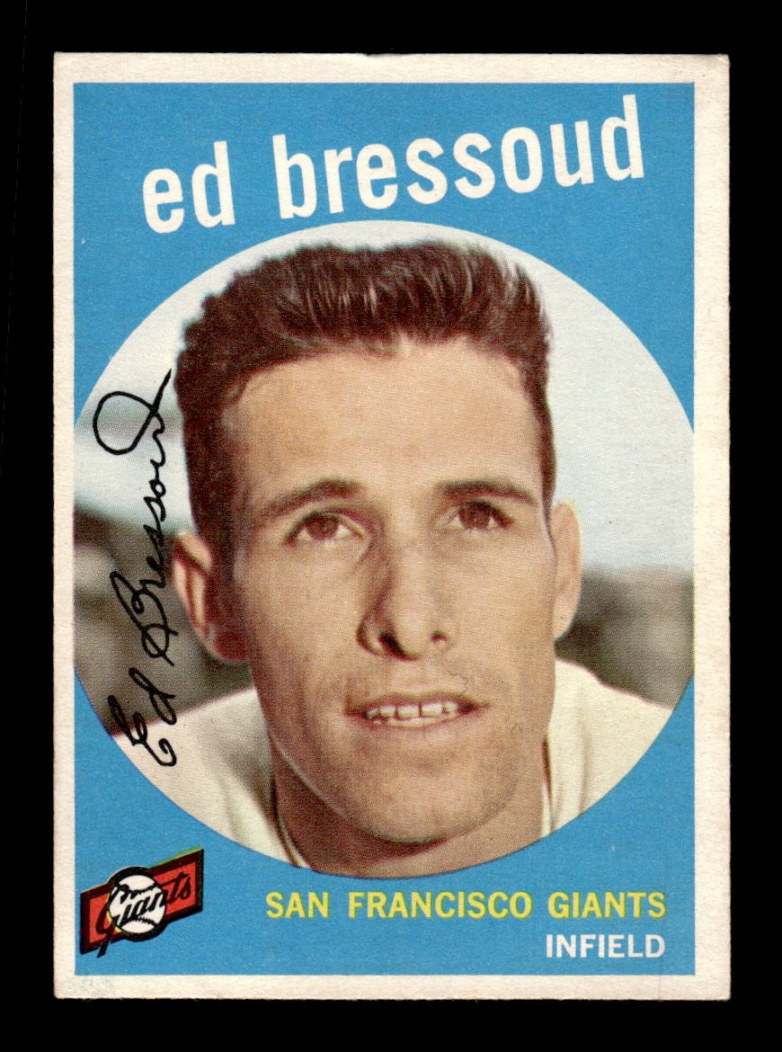 1959 Topps #19 Ed Bressoud Giants VGEX CS26018920