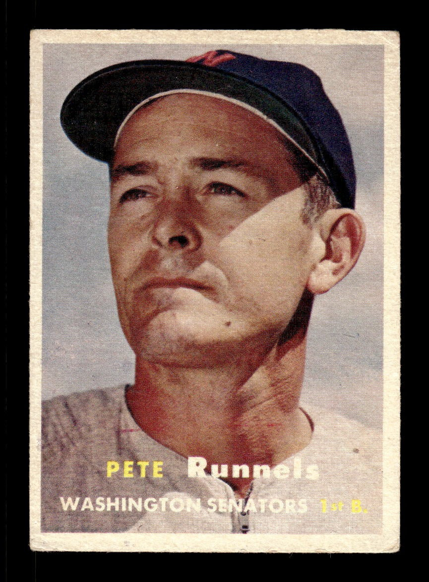 1957 Topps #64 Pete Runnels Senators VGEX CS26018927