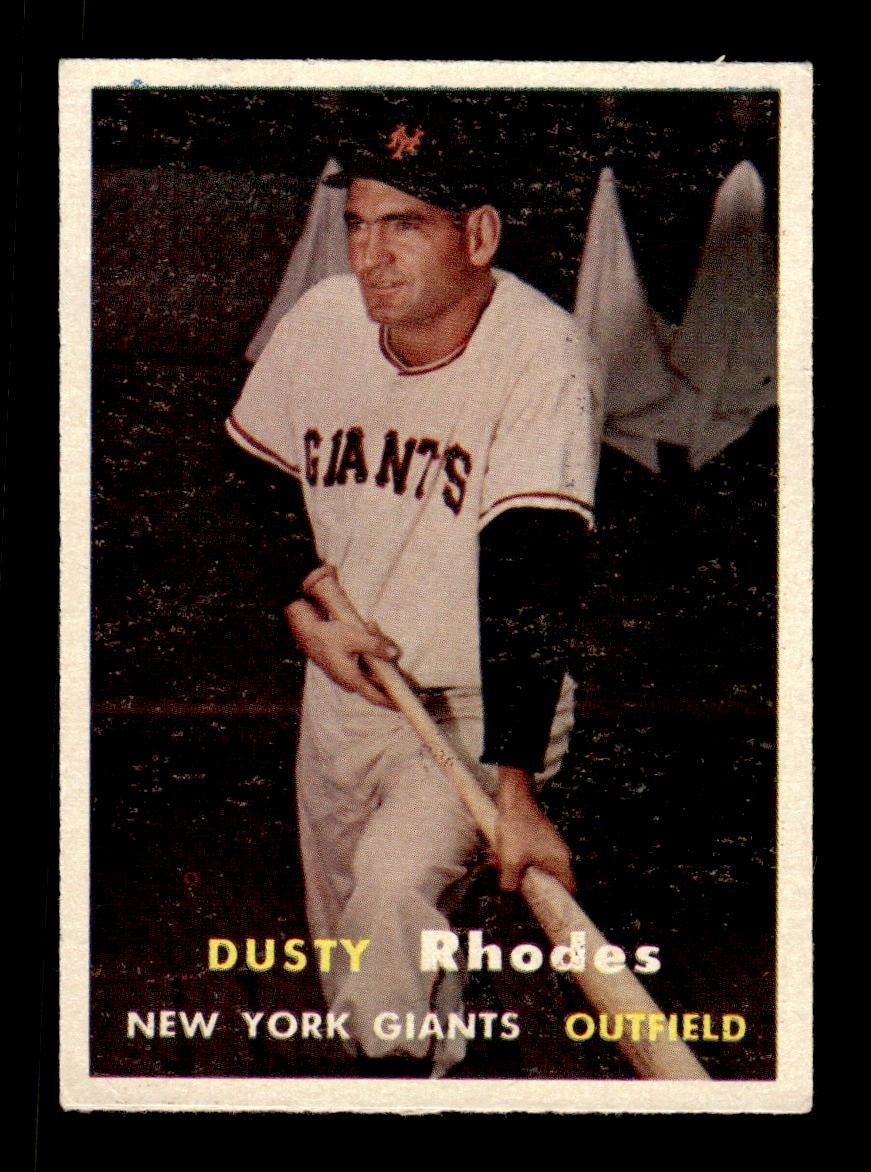 1957 Topps #61 Dusty Rhodes Giants VGEX CS26018930