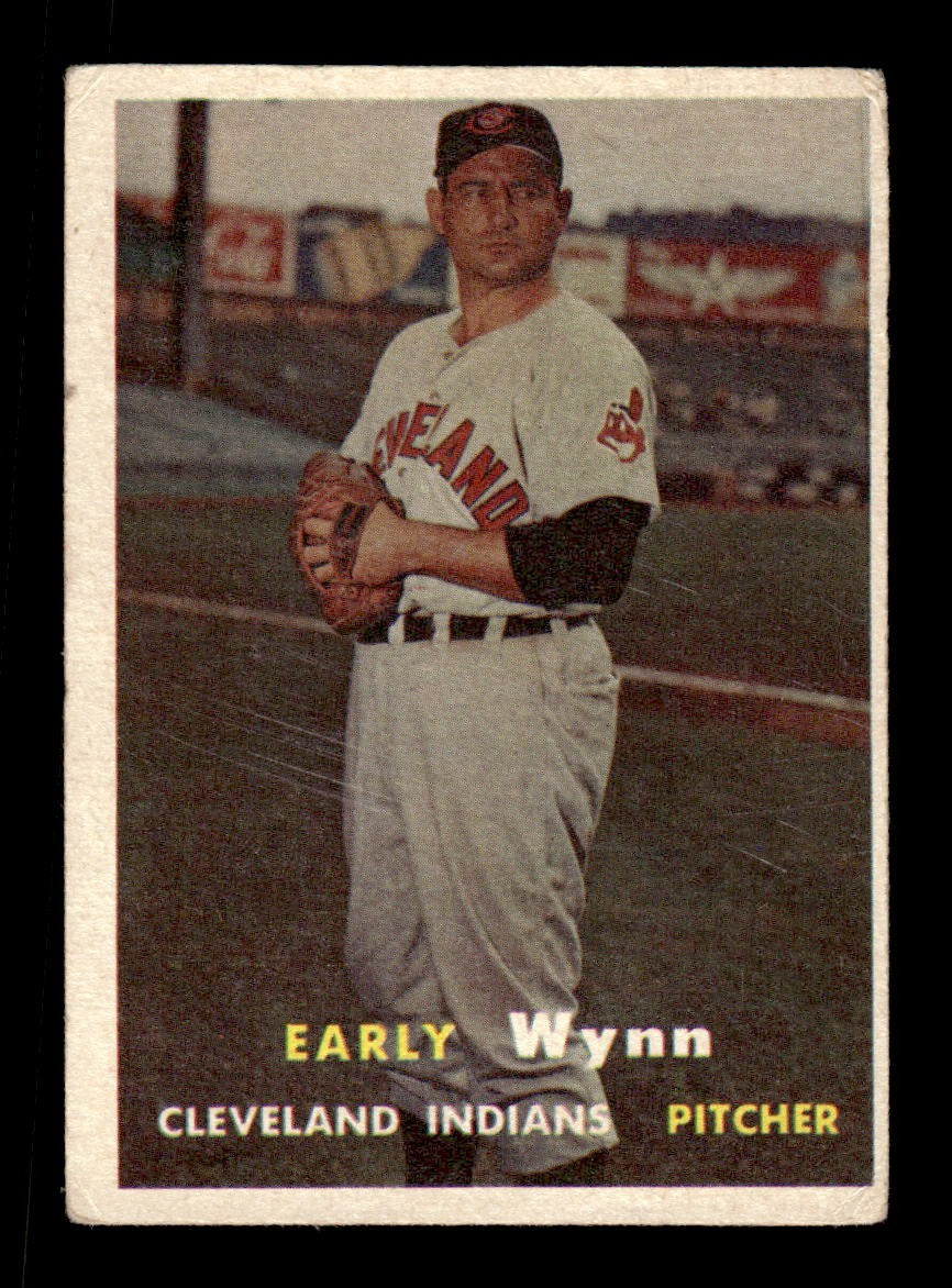 1957 Topps #40 Early Wynn Indians VGEX CS26018931