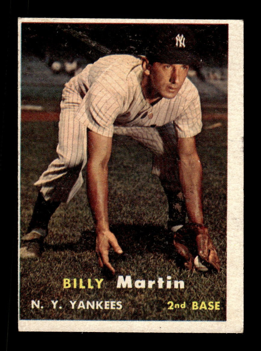 1957 Topps #62 Billy Martin Yankees VGEX CS26018933