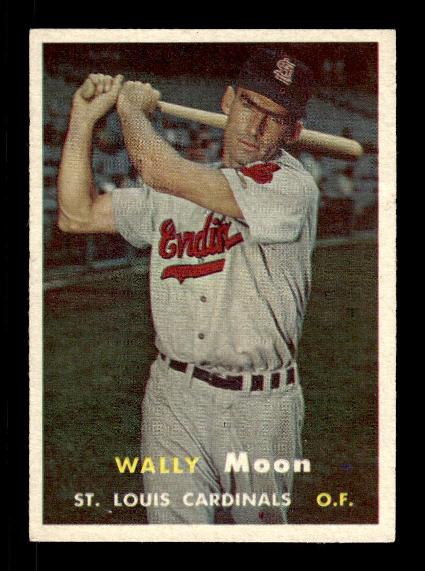1957 Topps #65 Wally Moon Cardinals VGEX CS26018934
