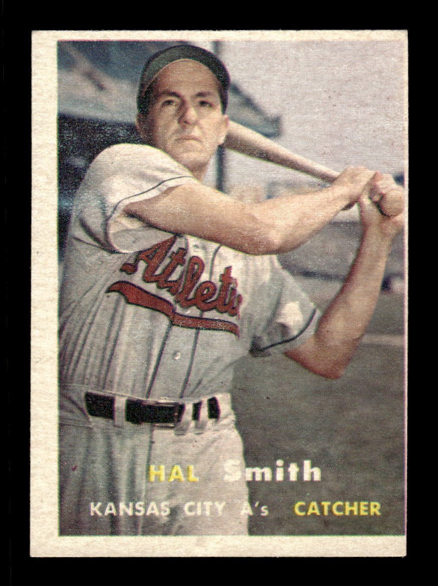 1957 Topps #41 Hal Smith Athletics VGEX CS26018936