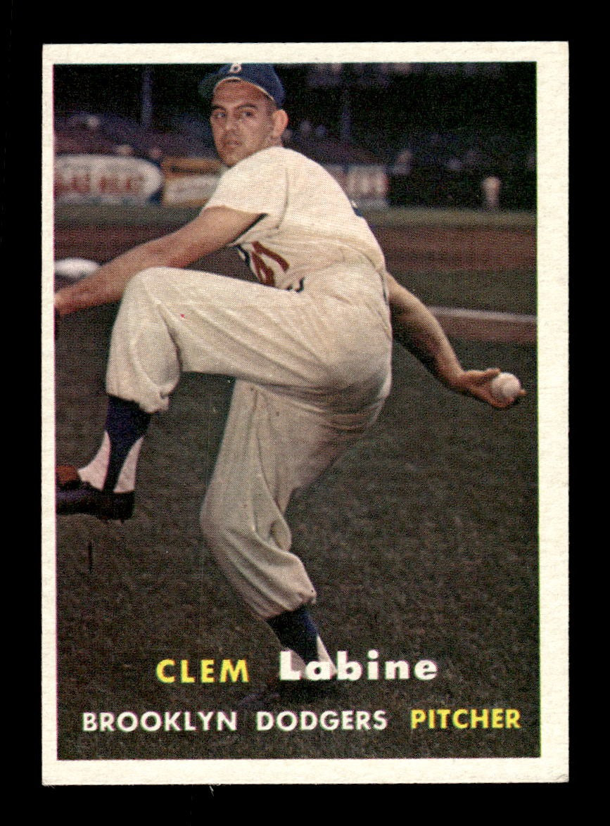 1957 Topps #53 Clem Labine Dodgers VGEX CS26018937